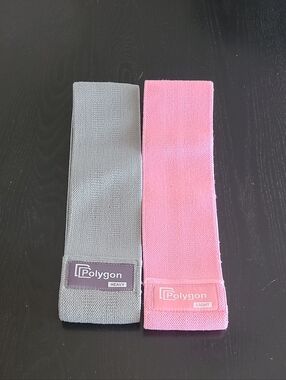 Women's Resistance Hip Bands – Grey & Pink